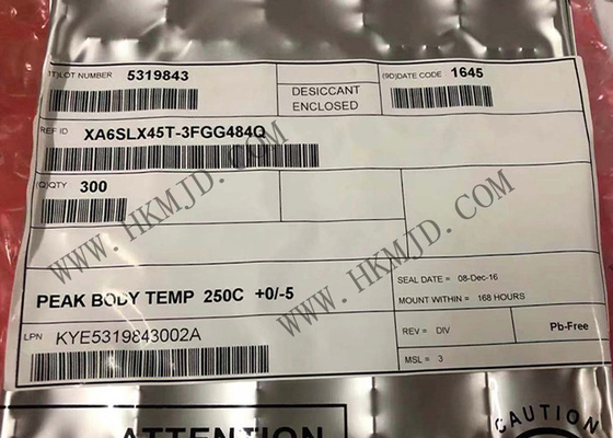 FBGA484 ऑटोमोटिव चिप XA6SLX45T-3FGG484Q XA6SLX45T FPGA IC उच्च प्रदर्शन