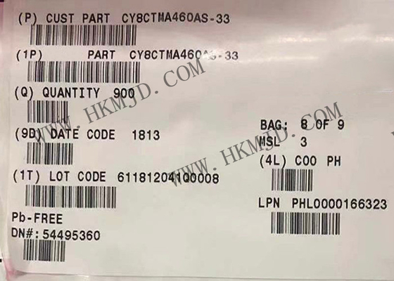 CY8CTMA460 टच स्क्रीन कंट्रोलर IC CY8CTMA460AS-33 32 बिट एआरएम कोर्टेक्स सीपीयू TQFP100