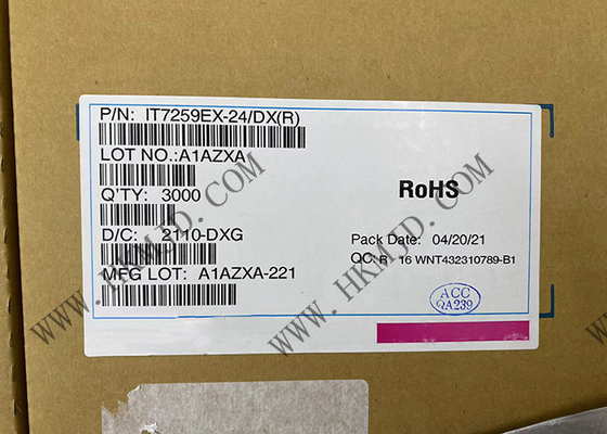IT7259EX-24/DX 24 चैनल कैपेसिटिव सेंसर डिटेक्शन कंट्रोलर IT7259EX-24 QFN