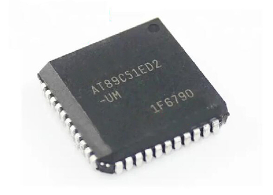 इंटीग्रेटेड सर्किट चिप AT89C51ED2-SLSUM 8Bit फ्लैश माइक्रोकंट्रोलर IC 60MHz PLCC44
