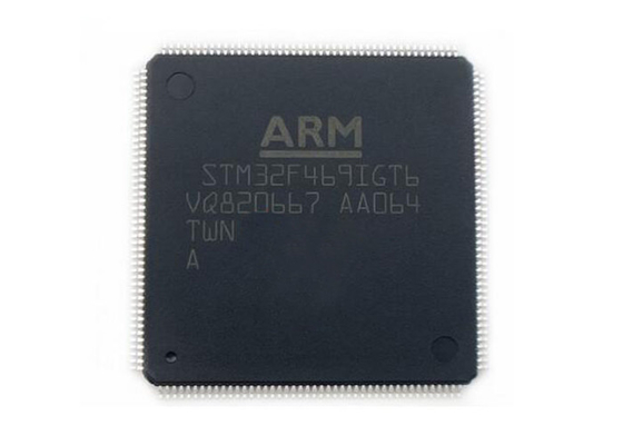 IC चिप 176LQFP STM32F469IGT6 आर्म 32Bit Cortex-M4 CPU 180MHz माइक्रोकंट्रोलर MCU