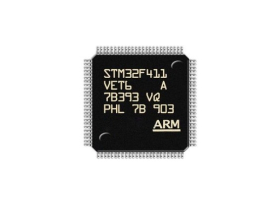 512KB ICs चिप STM32F411VET6 ARM Cortex-M4 32-बिट माइक्रोकंट्रोलर MCU