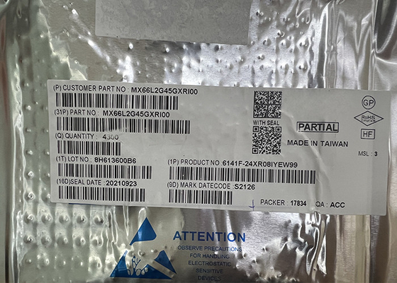 IC चिप 24-TBGA सरफेस माउंट MX66L2G45GXRI00 2Gbit FLASH NOR मेमोरी IC