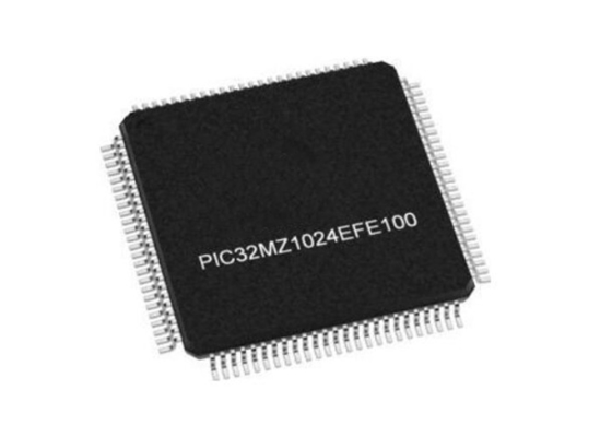माइक्रोकंट्रोलर IC PIC32MZ1024EFE100-I/PT 32Bit सिंगल कोर MCU 100-TQFP 200MHz