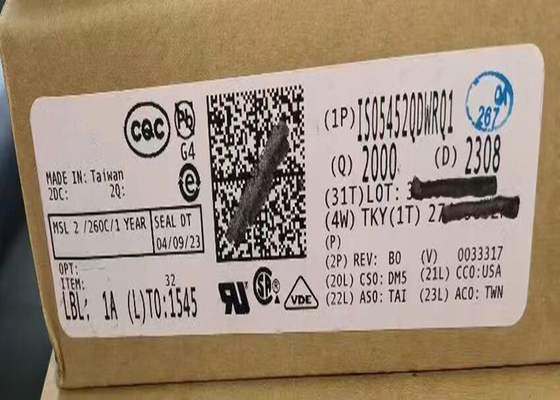 ISO5452QDWRQ1 2.7A 5.5A गेट ड्राइवर IC कैपेसिटिव कपलिंग 5700Vrms 1 चैनल 16-SOIC