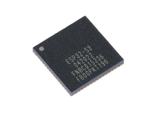 BT IC ESP32-S3R8V लो पावर आरएफ ट्रांसीवर ICs 56-QFN 2.4GHz वाईफाई BT v5.0 LE SoC