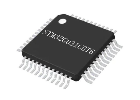 32 बिट सिंगल कोर माइक्रोकंट्रोलर चिप STM32G031C6T6 48-LQFP माइक्रोकंट्रोलर MCU
