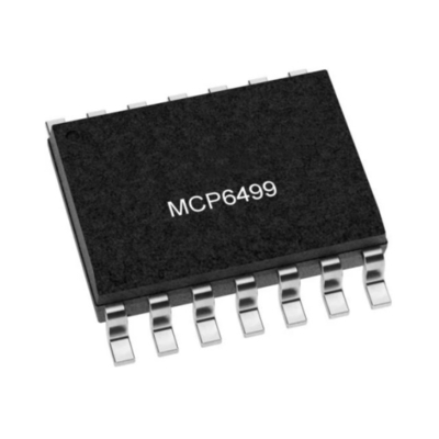 एकीकृत सर्किट चिप MCP6499T-E/SL 4 सर्किट सामान्य प्रयोजन एम्पलीफायर 14-SOIC