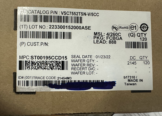 ईथरनेट आईसी VSC7552TSN-V/5CC दूरसंचार आईसी ईथरनेट स्विच 888-FCBGA