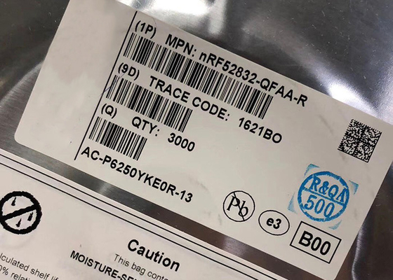 चिप पर मल्टीप्रोटोकॉल आरएफ सिस्टम NRF52832-QFAA-R NRF52832 BT स्मार्ट 2.4GHz SoC