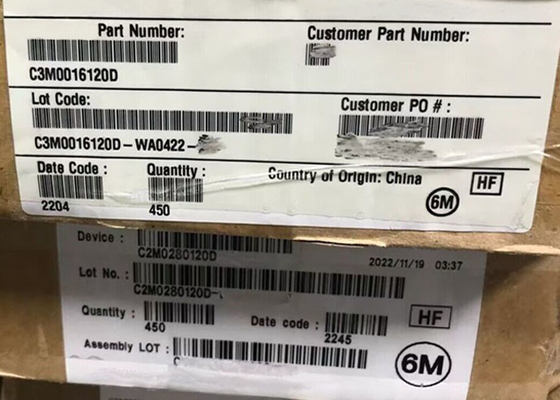 एकीकृत सर्किट चिप C2M0280120D 1200V सिलिकॉन कार्बाइड MOSFET ट्रांजिस्टर TO-247-3