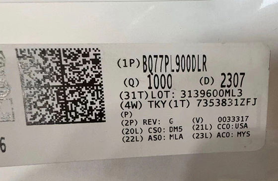 BQ77PL900DLR एकीकृत सर्किट चिप 5-10 सीरीज सेल लिथियम आयन बैटरी प्रोटेक्टर और एनालॉग फ्रंट एंड