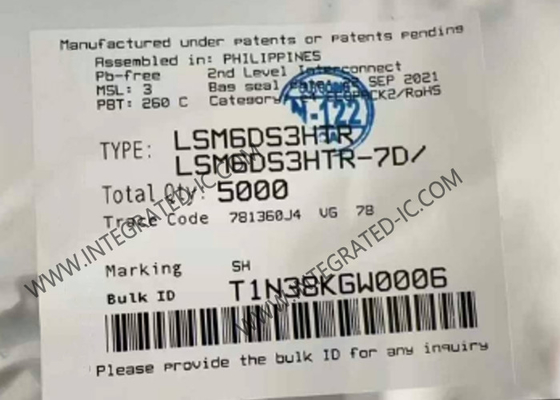 LSM6DS3HTR सेंसर आईसी मोशन सेंसर LGA-14 iNEMO इनर्शियल मॉड्यूल 6-अक्ष IMU