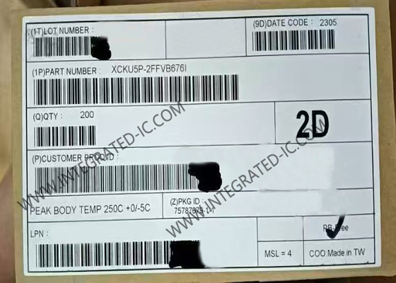 फ़ील्ड प्रोग्राम करने योग्य गेट सरणी XCKU5P-2FFVB676I FPGA प्रोग्राम करने योग्य तर्क IC FBGA-676