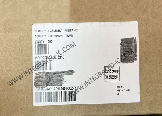 ADXL345BCCZ सेंसर आईसी अल्ट्रा लो पावर थ्री-एक्सिस डिजिटल एक्सेलेरोमीटर LGA-14 पैकेज