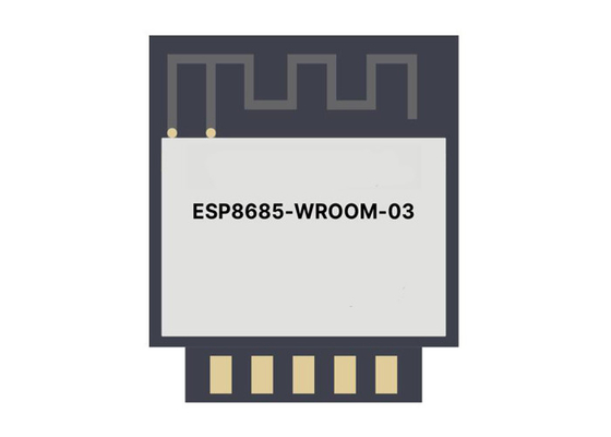 ESP8685-WROOM-03-H4 वायरलेस कम्युनिकेशन मॉड्यूल वाई-फाई और बीटी 5 मॉड्यूल 2.4GHz पीसीबी एंटीना