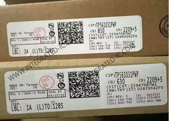 TPS61031PWP एकीकृत सर्किट चिप 96% कुशल सिंक्रोनस बूस्ट कन्वर्टर HTSSOP-16