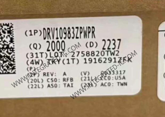 DRV10983ZPWPR एकीकृत सर्किट चिप 24V 3A 3-चरण BLDC मोटर ड्राइवर