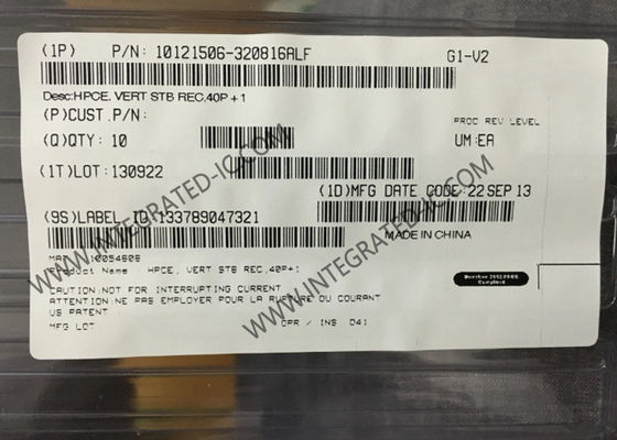 10121506-320816ALF कनेक्टर्स 9A HPCE कार्ड एज कनेक्टर्स मेडिकल के लिए