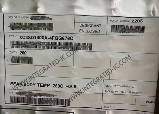 XC3SD1800A-4FGG676C फील्ड प्रोग्राम करने योग्य गेट सरणी FBGA-676 स्पार्टन®-3A डीएसपी FPGA आईसी