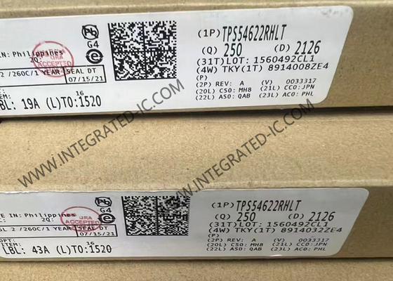 TPS54622RHLT एकीकृत सर्किट चिप 6A सिंक्रोनस स्टेप-डाउन SWIFTTM कन्वर्टर VQFN-14