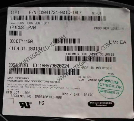 10041724-001C-TRLF कनेक्टर्स हाई स्पीड सीरियल संलग्न SAS कनेक्टर्स