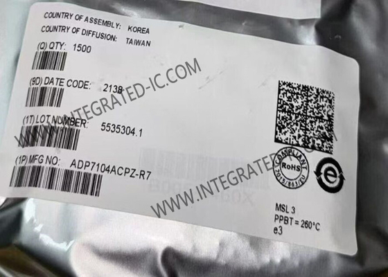 ADP7104ACPZ एकीकृत सर्किट चिप एलडीओ रैखिक नियामक 20V कम ड्रॉपआउट रैखिक नियामक