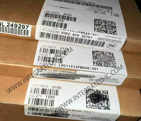 LPC11C14FBD48/301 माइक्रोकंट्रोलर MCU 32-बिट सिंगल-कोर ARM कॉर्टेक्स-M0 MCU LQFP-48