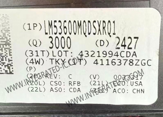 LM53600MQDSXRQ1 एकीकृत सर्किट चिप ऑटोमोटिव 3.5V से 36V 650mA सिंक्रोनस 2.1MHz स्टेप-डाउन कन्वर्टर