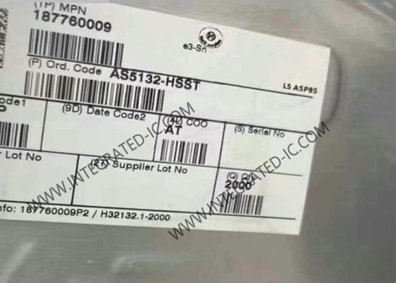 AS5132-HSST सेंसर आईसी रोटरी एन्कोडर 360o प्रोग्राम करने योग्य उच्च गति चुंबकीय स्थिति सेंसर