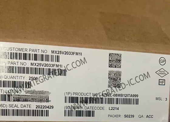 MX25V2033FM1I मेमोरी आईसी चिप 2Mbits CMOS MXSMIO® Serial NOR फ्लैश मेमोरी आईसी SOP-8