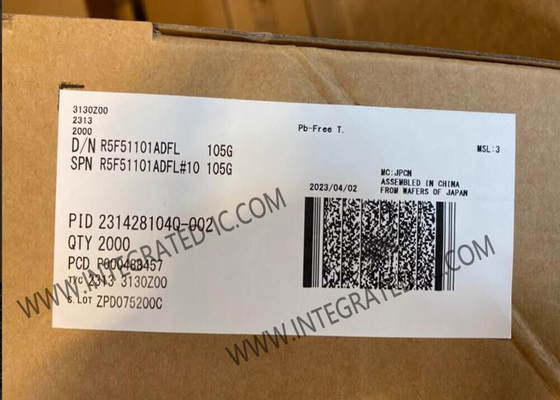 R5F51101ADFL माइक्रोकंट्रोलर MCU अल्ट्रा-लो पावर 32MHz 32-बिट RX MCU LFQFP-48
