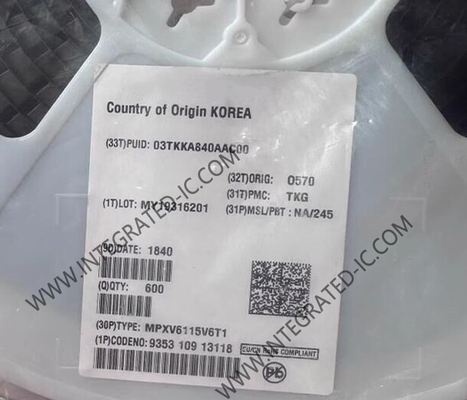 MPXV6115V6T1 सेंसर IC -115 से 0 kPa गेज और पूर्ण दबाव सेंसर SOP-8
