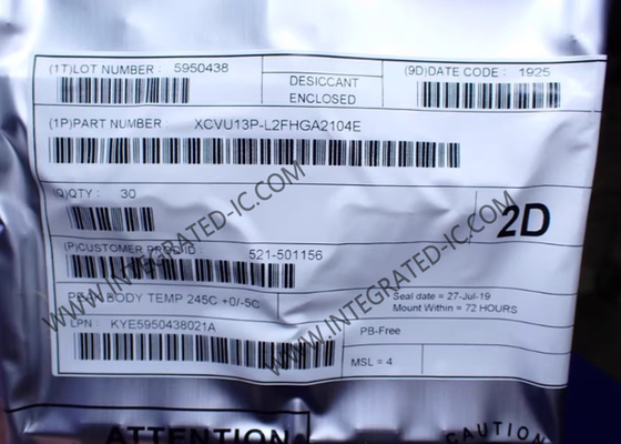XCVU13P-L2FHGA2104E फील्ड प्रोग्राम करने योग्य गेट सरणी VU13P लॉजिक सिस्टम एम्बेडेड FPGA आईसी