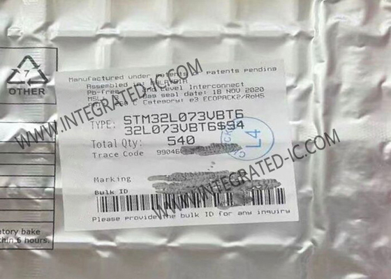 STM32L073VBT6 माइक्रोकंट्रोलर MCU 32MHz 32-बिट सिंगल कोर माइक्रोकंट्रोलर IC LQFP100