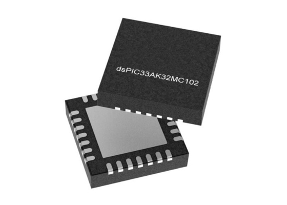 DSPIC33AK32MC102-I/M7 माइक्रोकंट्रोलर MCU 32-बिट DSC VQFN-28 डिजिटल सिग्नल नियंत्रक
