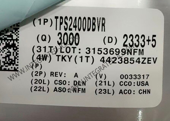 TPS2400DBVR एकीकृत सर्किट चिप 5.5V ओवरवोल्टेज संरक्षण नियंत्रक 100V इनपुट क्षणिक सुरक्षा के साथ