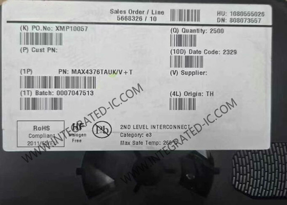 MAX4376TAUK एकीकृत सर्किट चिप 1mA एकल उच्च साइड करंट सेंसर एम्पलीफायर