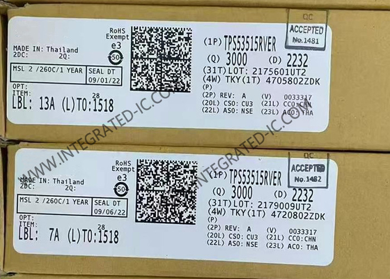 TPS53515RVER एकीकृत सर्किट चिप 12A एकल सिंक्रोनस SWIFT Buck कनवर्टर VQFN28