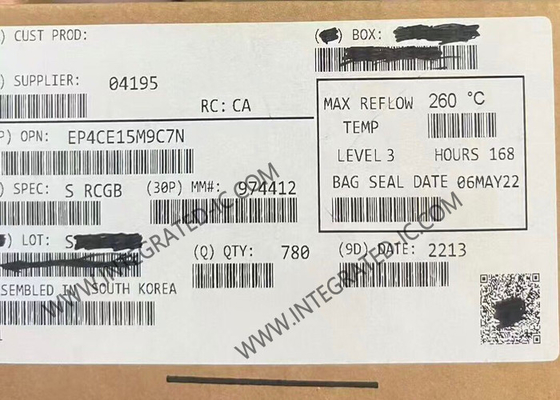 EP4CE15M9C7N फील्ड प्रोग्राम करने योग्य गेट सरणी 200MHz चक्रवात IV E FPGA आईसी BGA256 FPGA चिप