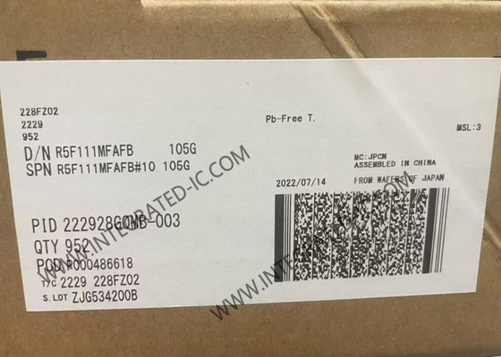 R5F111MFAFB माइक्रोकंट्रोलर MCU RL78/L1C माइक्रोकंट्रोलर IC 24MHz 16Bit MCU LQFP80