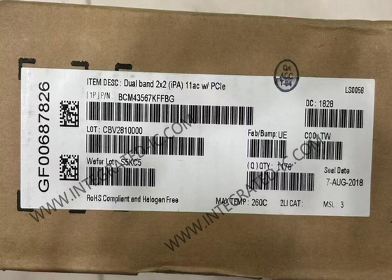 BCM43567KFFBG वायरलेस कम्युनिकेशन मॉड्यूल 802.11ac वायरलेस नेटवर्क एडाप्टर