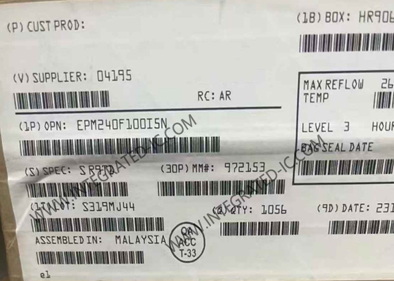 EPM240F100I5N फील्ड प्रोग्राम करने योग्य गेट सरणी MAX II जटिल प्रोग्राम करने योग्य तर्क उपकरण 100-FBGA