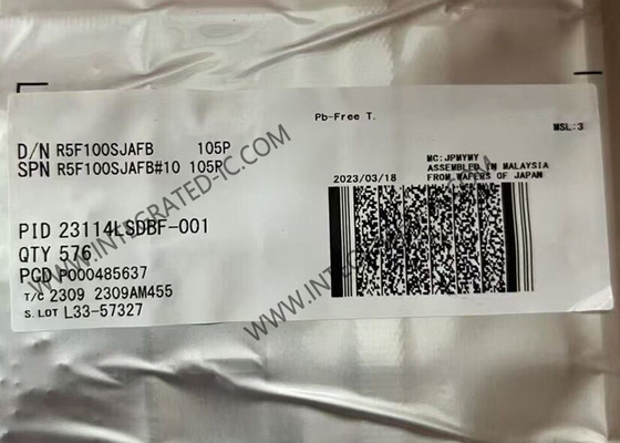 R5F100SJAFB माइक्रोकंट्रोलर MCU सामान्य प्रयोजन अनुप्रयोगों के लिए कम शक्ति वाले उच्च कार्य माइक्रोकंट्रोलर