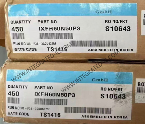 IXFH60N50P3 एकीकृत सर्किट चिप एन-चैनल वृद्धि शक्ति MOSFET ट्रांजिस्टर