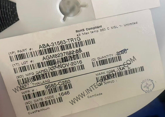 ABA-31563-TR1G वायरलेस कम्युनिकेशन मॉड्यूल 0Hz से 3.5GHz आरएफ एम्पलीफायर IC SOT-363-6
