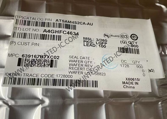 ATSAM4S2CA-AU माइक्रोकंट्रोलर MCU 32-बिट सिंगल-कोर 120MHz ARM कॉर्टेक्स-M4 माइक्रोकंट्रोलर
