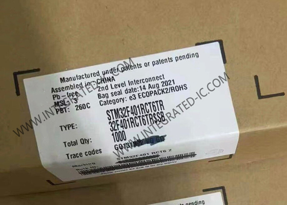 STM32F401RCT6TR माइक्रोकंट्रोलर MCU 84MHz 32 बिट सिंगल कोर माइक्रोकंट्रोलर LQFP64