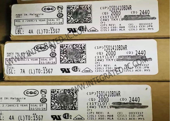ISO1410BDWR एकीकृत सर्किट चिप 500kbps पृथक RS-485 RS-422 ट्रांससीवर SOIC16