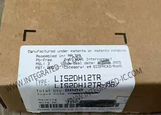 LIS2DH12TR सेंसर IC MEMS डिजिटल आउटपुट मोशन सेंसर 3-अक्ष रैखिक त्वरकमीटर